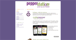 Desktop Screenshot of pepperstation.com