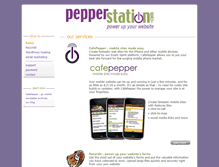 Tablet Screenshot of pepperstation.com